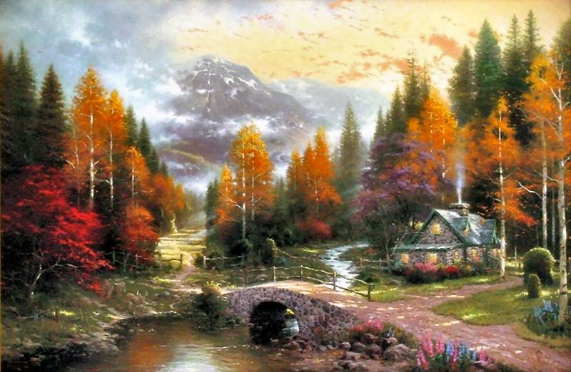 Thomas Kinkade The Valley of Peace